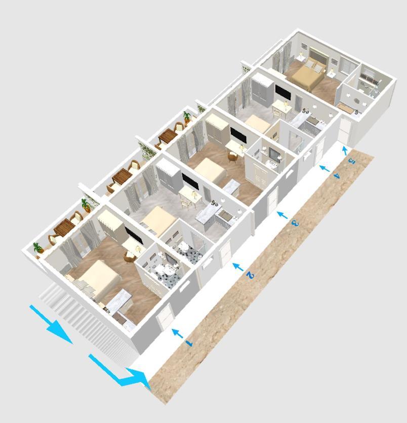 Maridea Casa Vacanza- Le Alcove Sul Mare Suites ポンツァ エクステリア 写真
